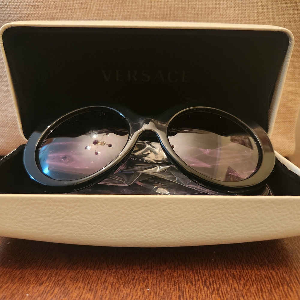 Versace Sunglasses with Gold Logo